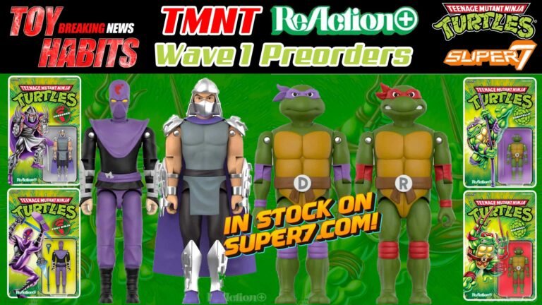 TMNT Super7 ReAction+ Wave 1 Preorders