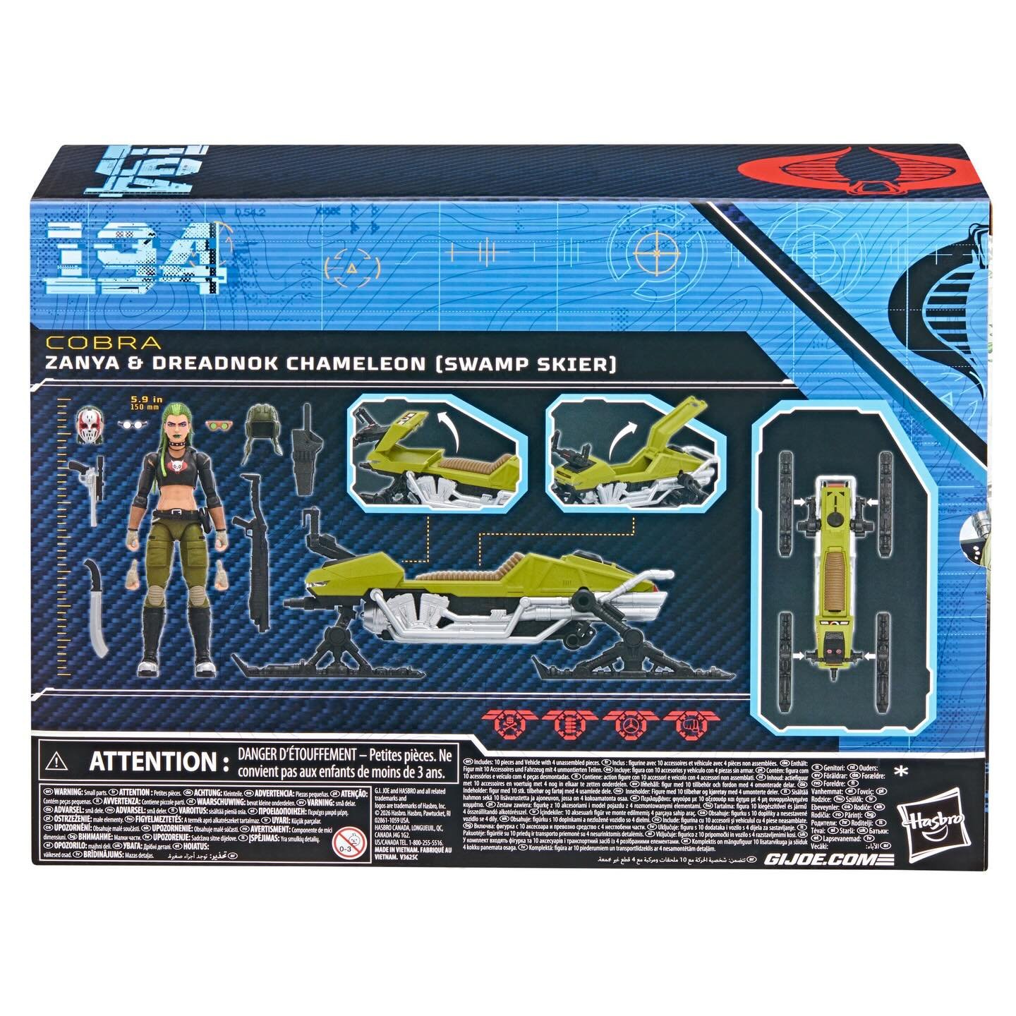 Zanya Swap Skier GI Joe Classified Series Official 1