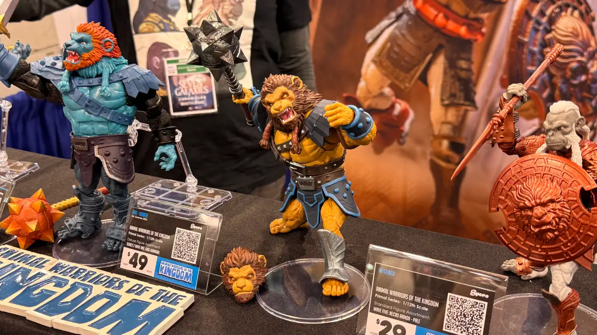 Animals Warriors Of the Kingdom AWOK WonderCon 2026 Booth Images 1