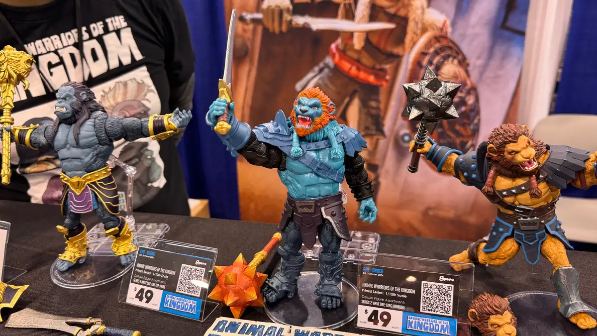 Animals Warriors Of the Kingdom AWOK WonderCon 2026 Booth Images 12