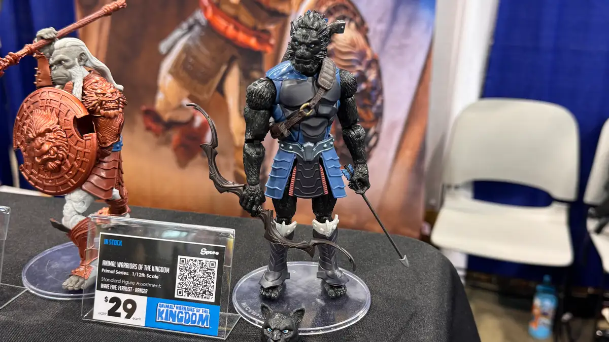 Animals Warriors Of the Kingdom AWOK WonderCon 2026 Booth Images 13