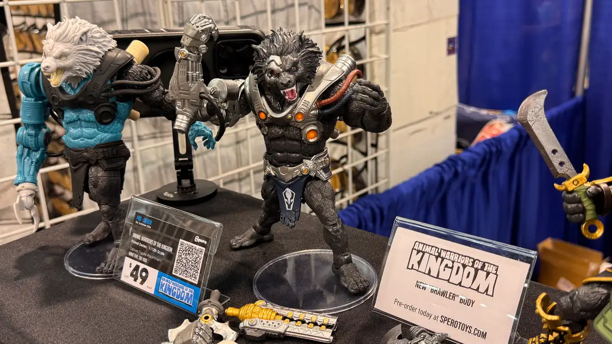 Animals Warriors Of the Kingdom AWOK WonderCon 2026 Booth Images 17