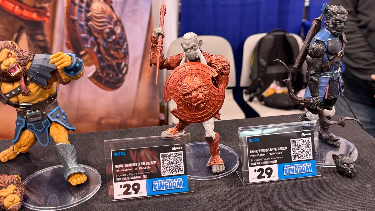 Animals Warriors Of the Kingdom AWOK WonderCon 2026 Booth Images 18