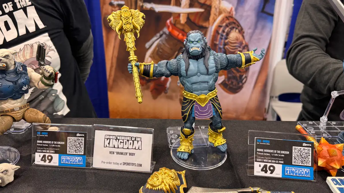 Animals Warriors Of the Kingdom AWOK WonderCon 2026 Booth Images 5