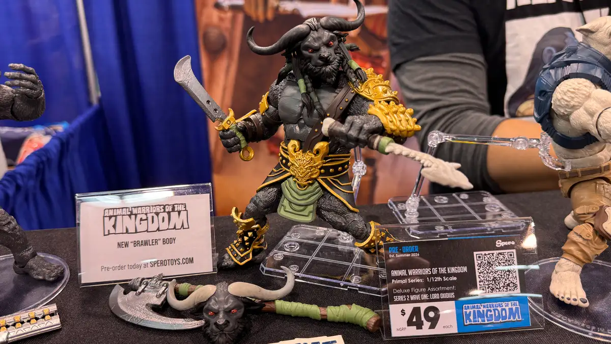 Animals Warriors Of the Kingdom AWOK WonderCon 2026 Booth Images 6