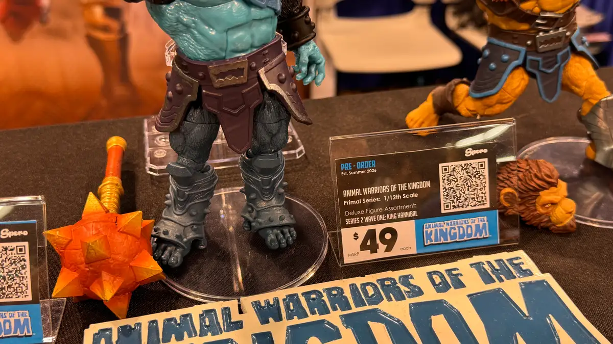 Animals Warriors Of the Kingdom AWOK WonderCon 2026 Booth Images 7