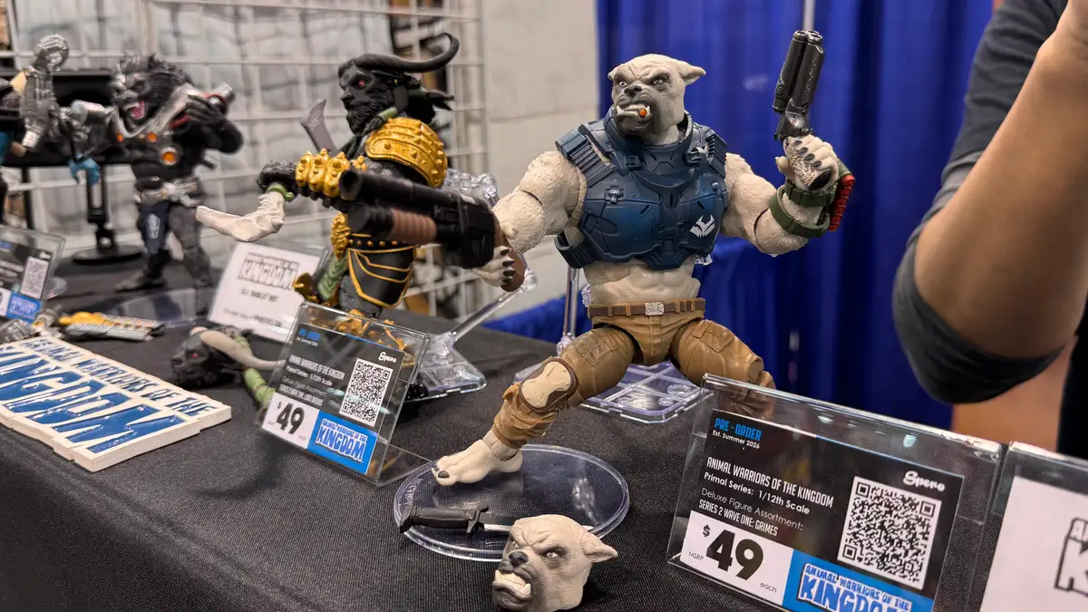 Animals Warriors Of the Kingdom AWOK WonderCon 2026 Booth Images 8