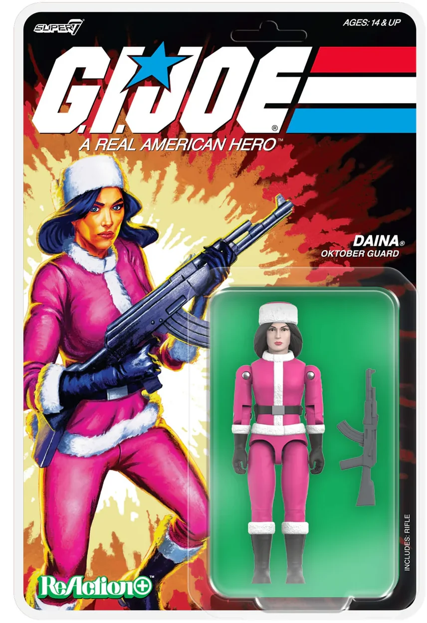 Diana Cartoon GI Joe ReAction+ Super7 Digital Render