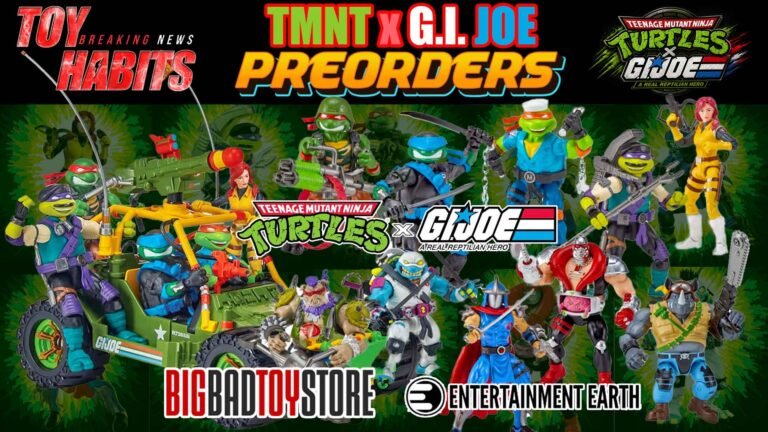 Update: Teenage Mutant Ninja Turtles x GI Joe Crossover Preorders