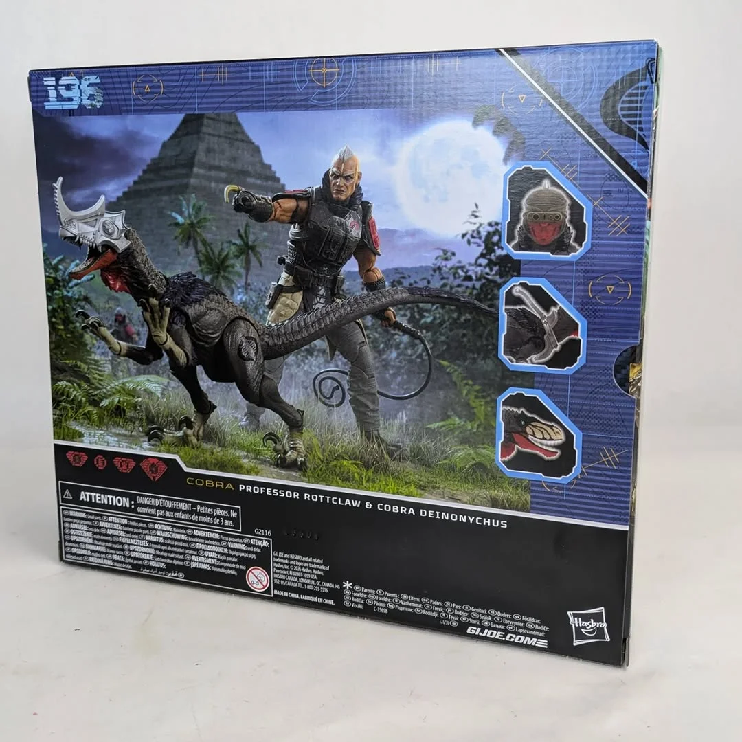 GIJoe Classified Professor Rottclaw & Cobra Deinonychus IH 1aa