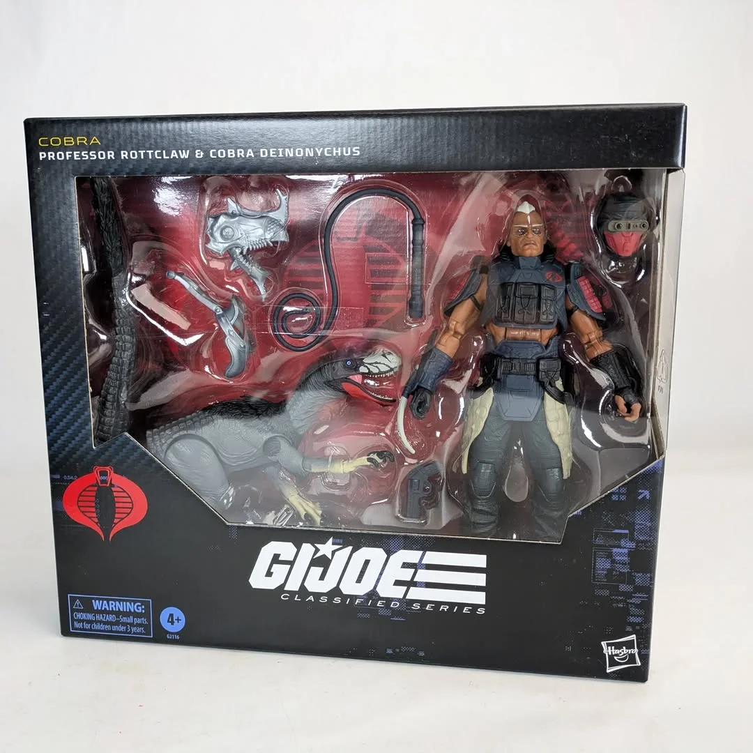 GIJoe Classified Professor Rottclaw & Cobra Deinonychus IH 2bb