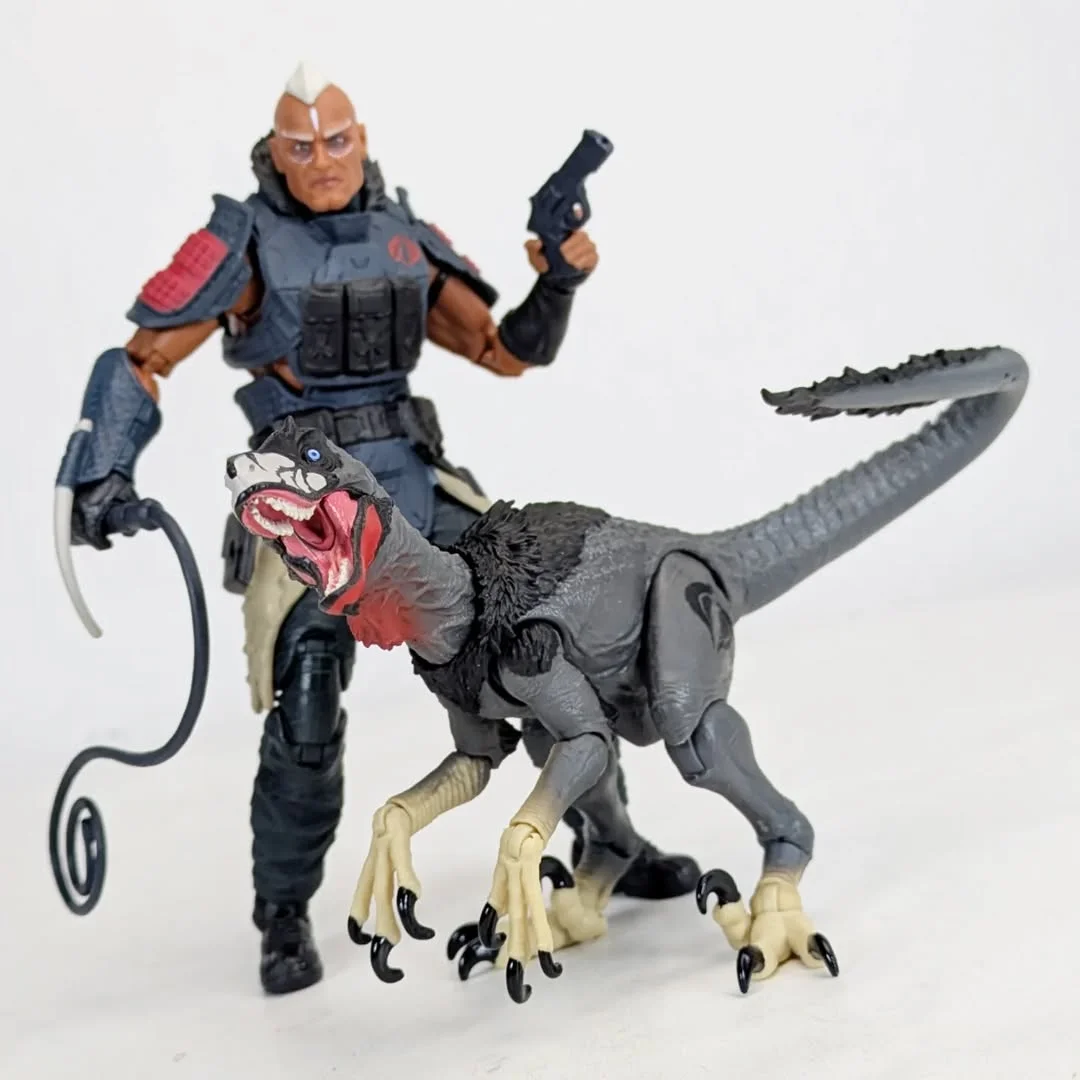 GIJoe Classified Professor Rottclaw & Cobra Deinonychus IH 6f