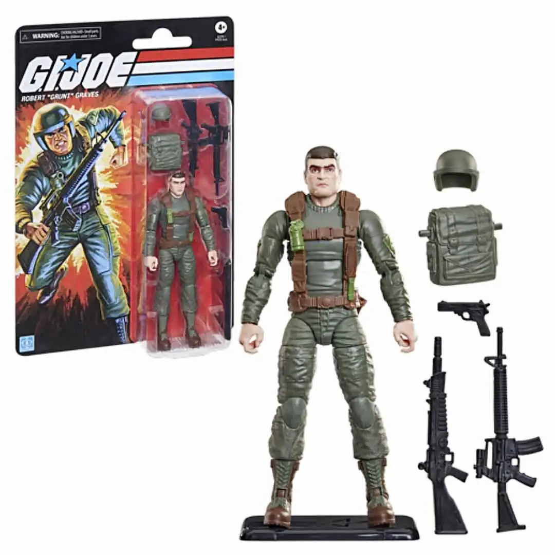 Grunt GI Joe Classified Series Retro Card Back 1