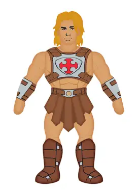 Masters of the Universe He-Man Cuddle Pillow from Franco available at Amazon