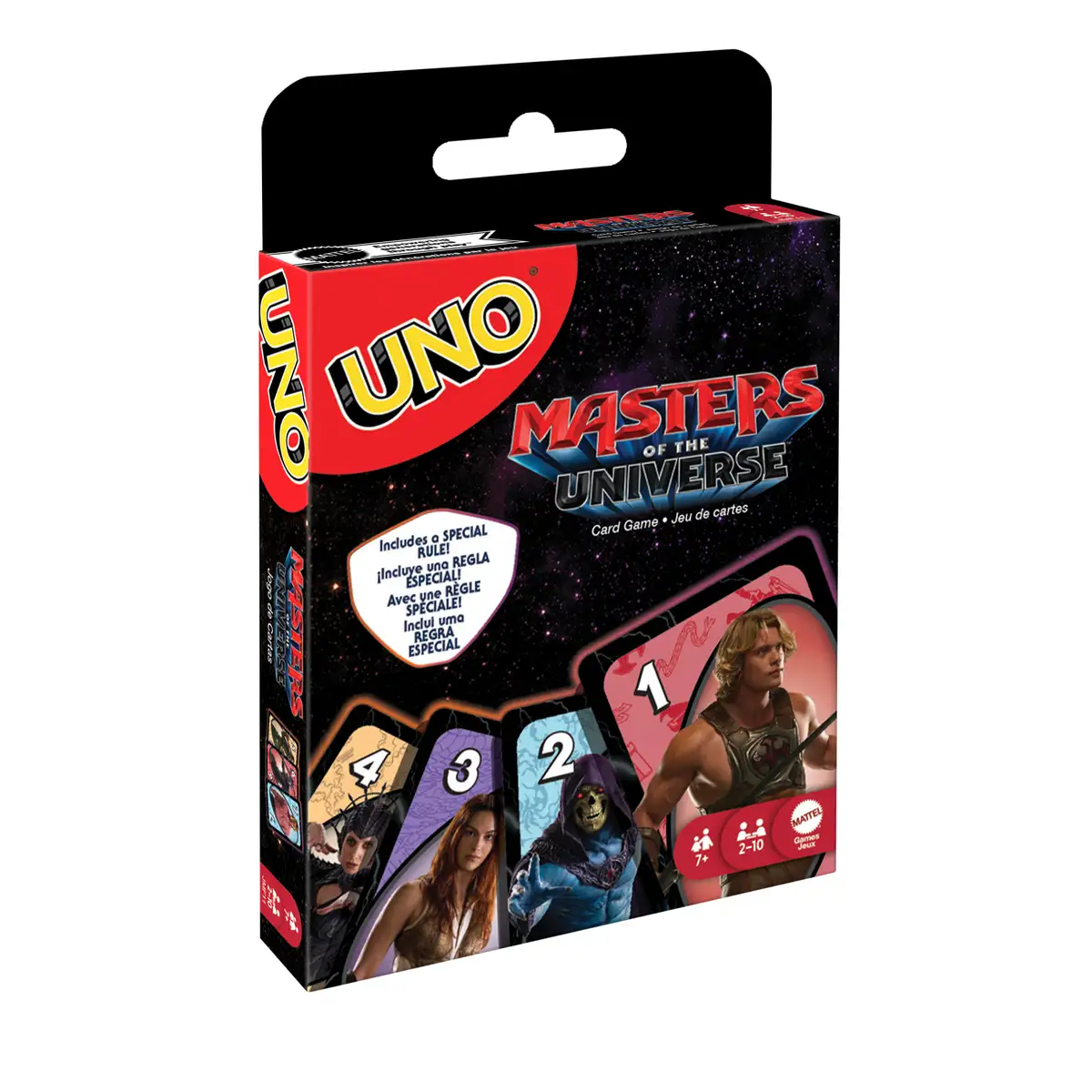 UNO Masters of the Universe Movie packaging detail