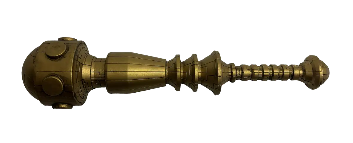 Man-At-Arms Mace Stunt Prop Replica — close detail of mace head