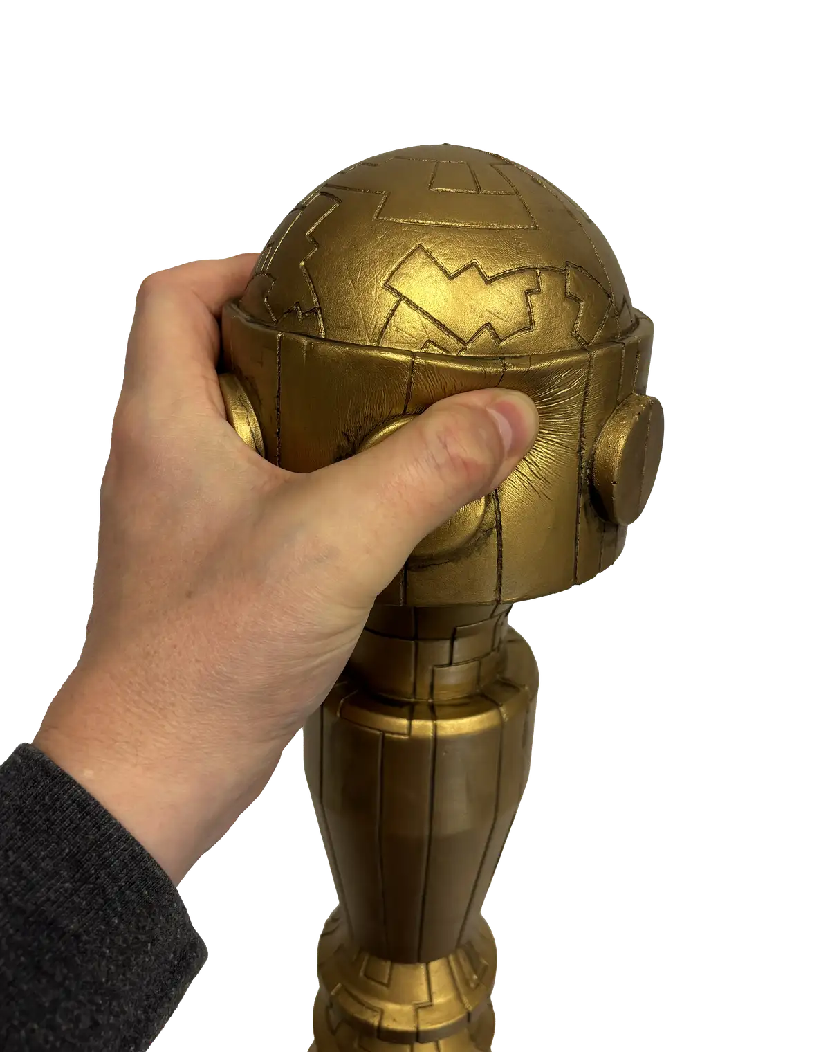 Man-At-Arms Mace Stunt Prop Replica — full length upright portrait