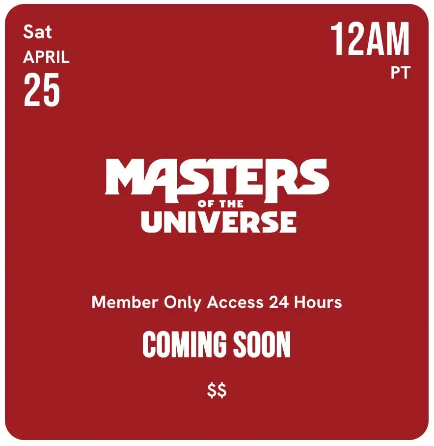 MOTU April 25 2026 Mattel Creations Exclusive Drop