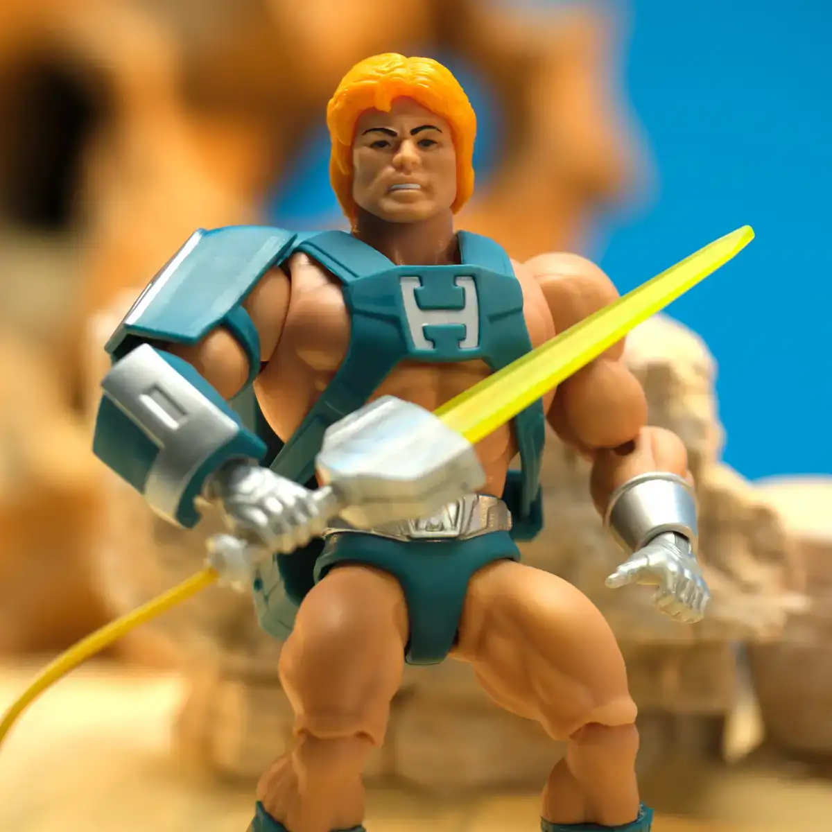 Masters of the Universe Origins Deluxe Laser Power He-Man 8