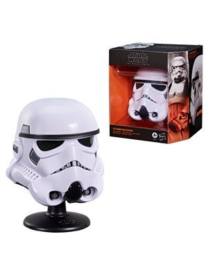 Star Wars The Black Series Stormtrooper Premium Mini Helmet for Display, 6 In. Scale