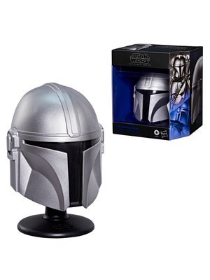 Star Wars The Black Series The Mandalorian Premium Mini Helmet for Display, 6 In. Scale