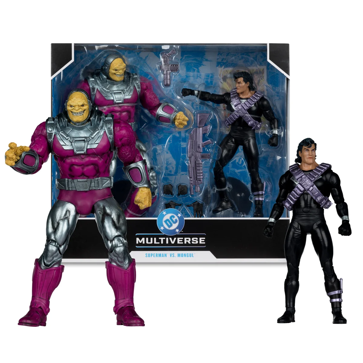 Superman vs Mongul 2PK (DC Multiverse  Return of Superman) 7  Action Figure and Mega Figure 02