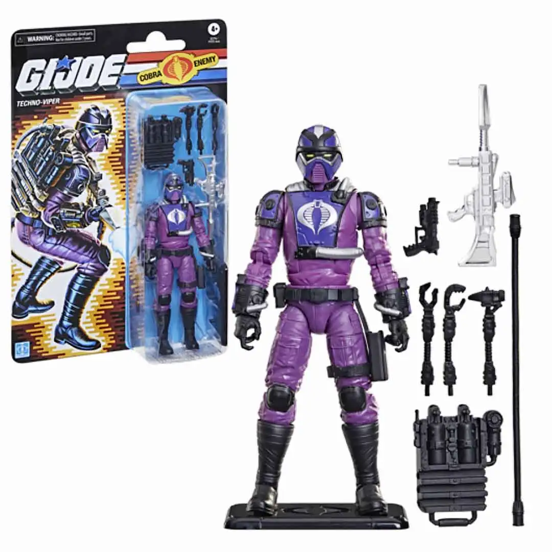 Techno Viper GI Joe Classified Series Retro Card Back 1