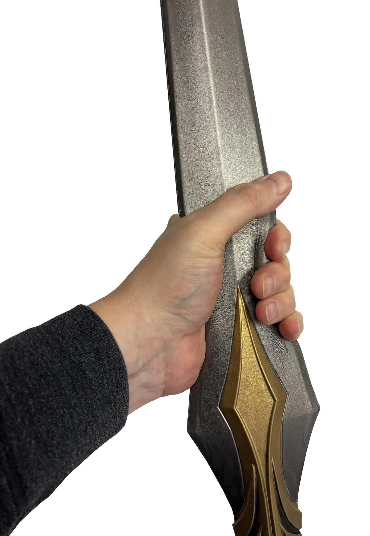 Teela Sword Stunt Prop Replica — full upright portrait with context