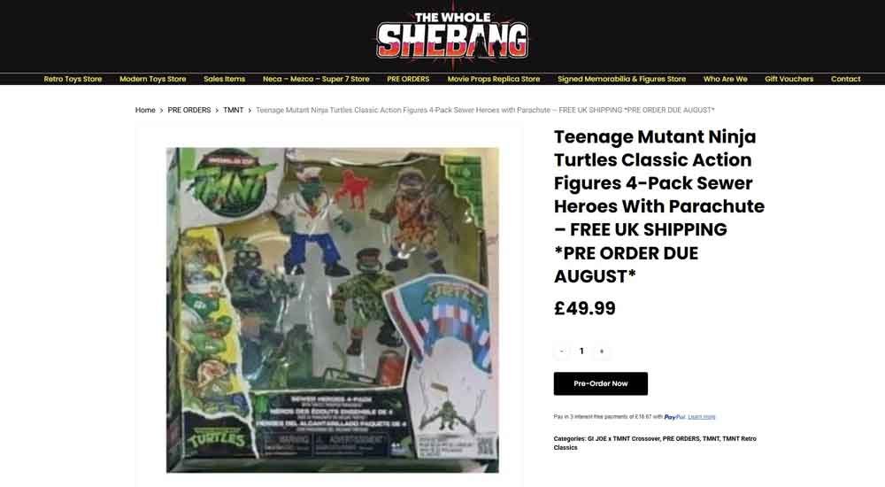 Teenage-Mutant-Ninja-Turtles-Classic-Action-Figures-4-Pack-Sewer-Heroes-with-Parachute-Whole-Shebang