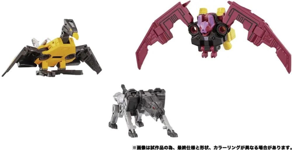 Transformers Masterpiece G MPG 22 Jaguar & Buzzsaw & Ratbat Action Figure Set 03