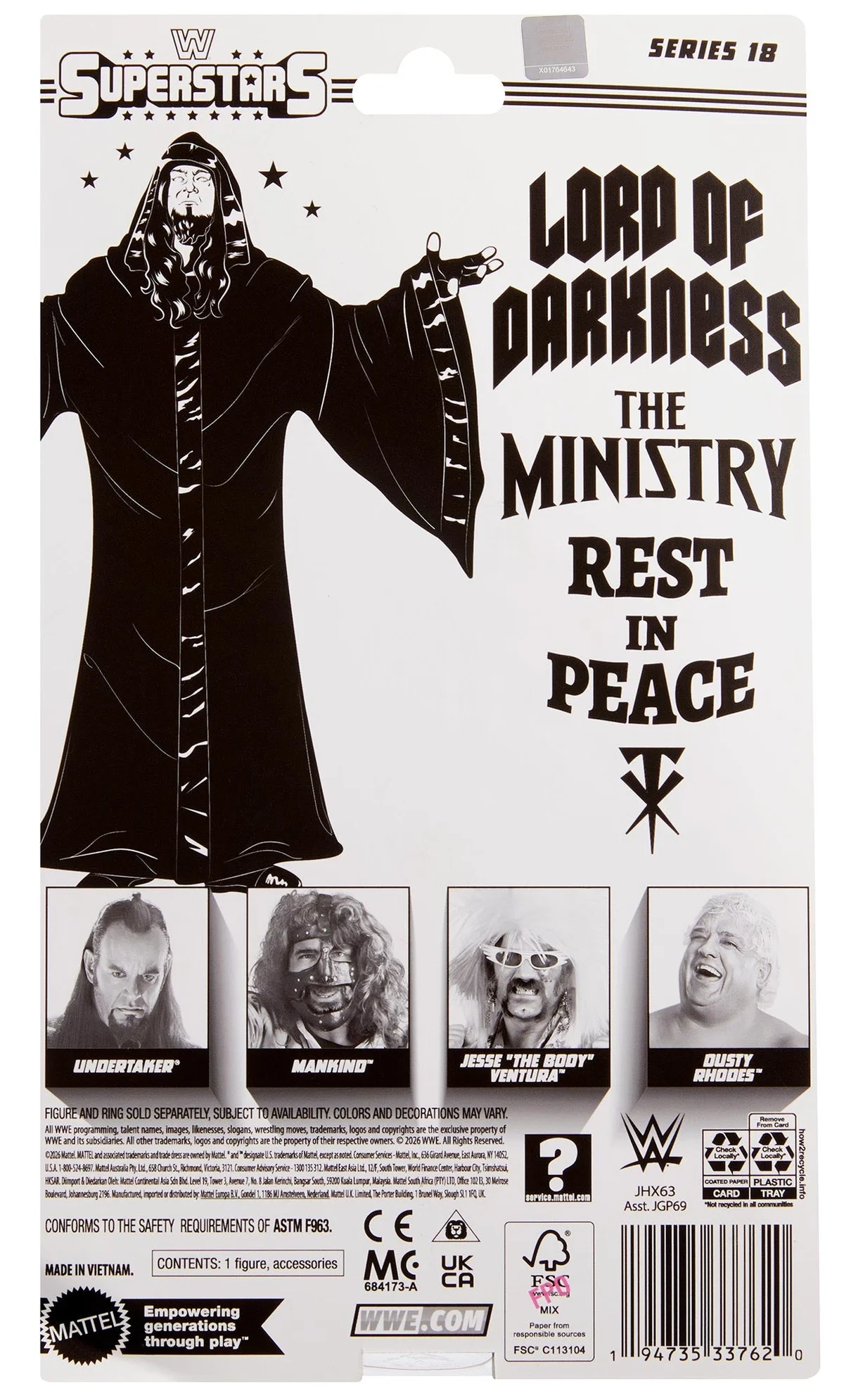 Undertaker WWE Superstars Series #18 Action Figure 02