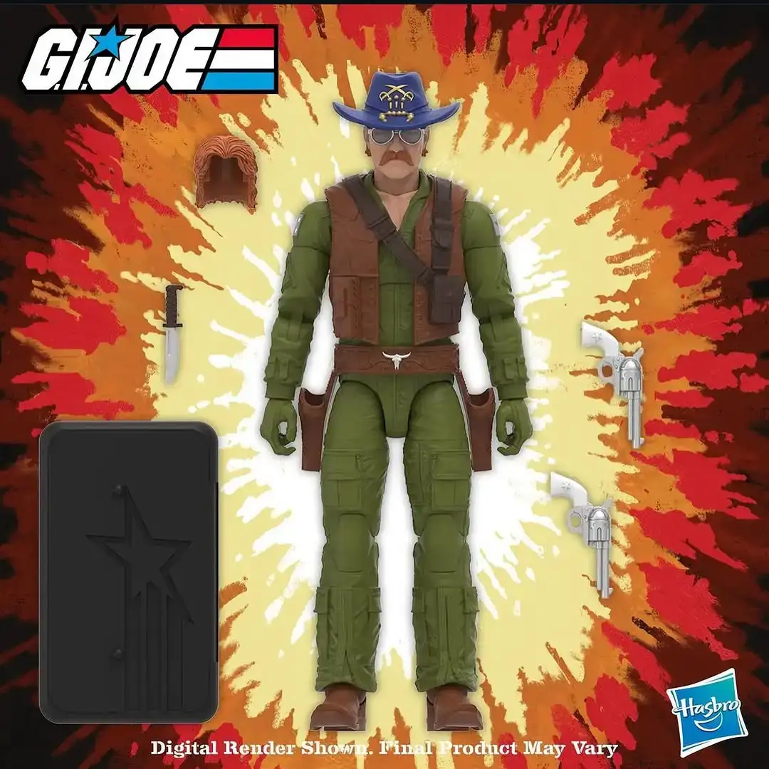 Wild Bill Retro Cardback GI Joe Classifed Series Digital Render 1g