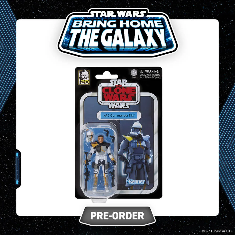 ARC Commander Blitz Star Wars Clone Wars Vintage Collection Reveal