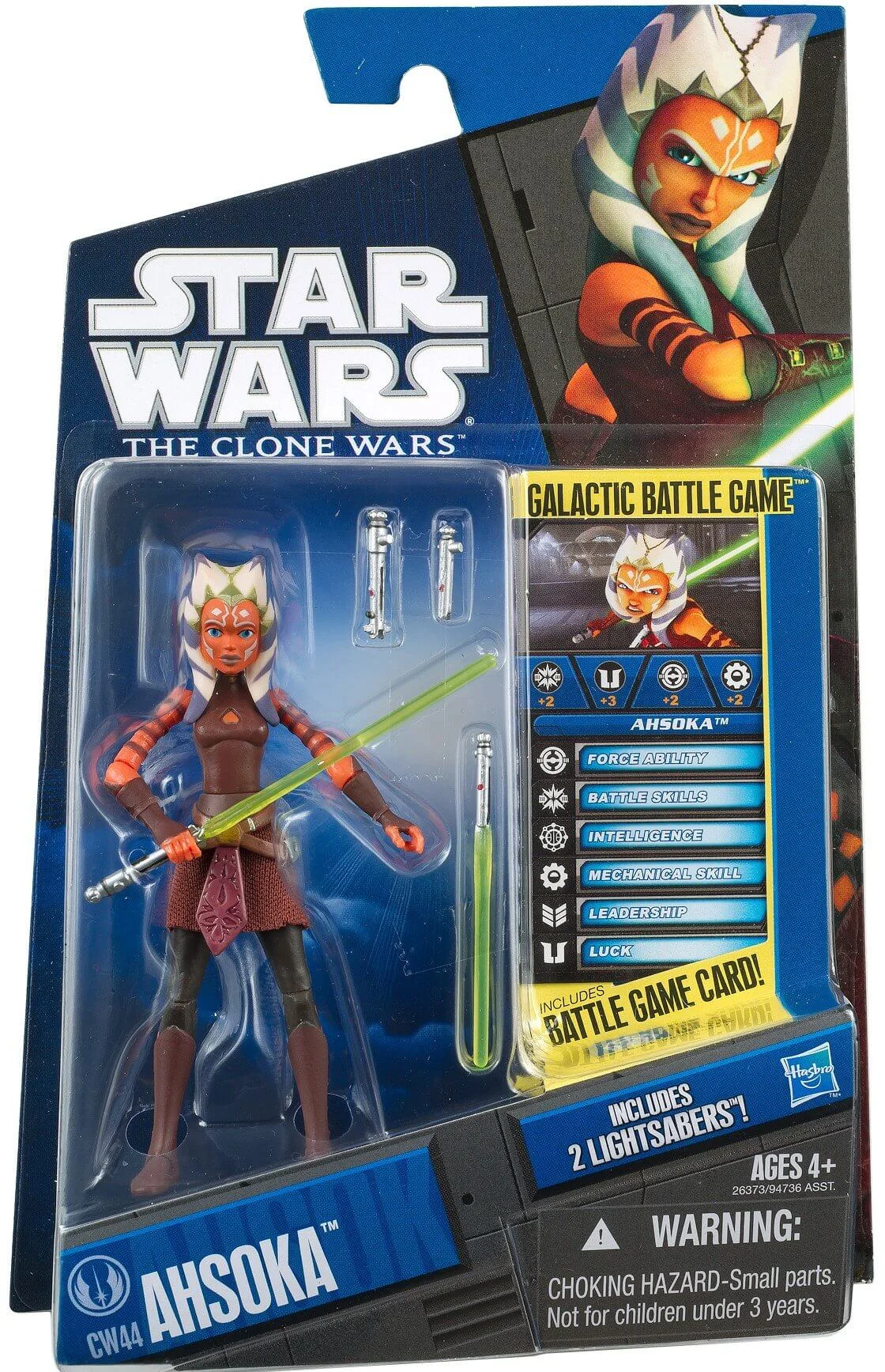 Ahsoka Tano Clone Wars Figure 2011 on Card