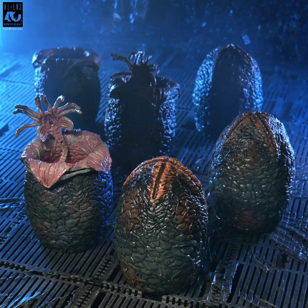 Aliens 40th Anniversary Xenomorph Eggs Set 6 Pack in Collectible Carton 08