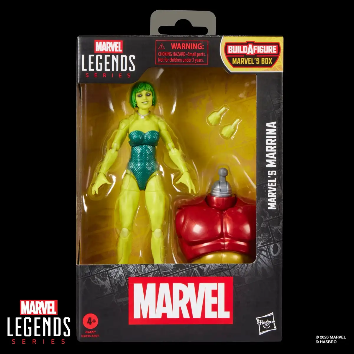 Alpha Flight Marvel Legends Marrina Action Figure 11
