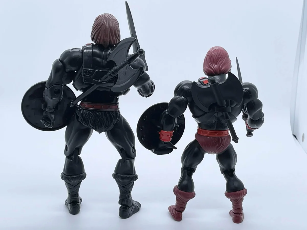 Anti-Eternia He-Man Masters of the Universe Origins Classics Comparison Back