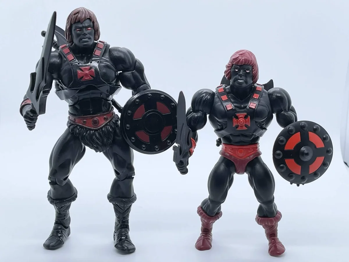 Anti-Eternia He-Man Masters of the Universe Origins Classics Comparison Front