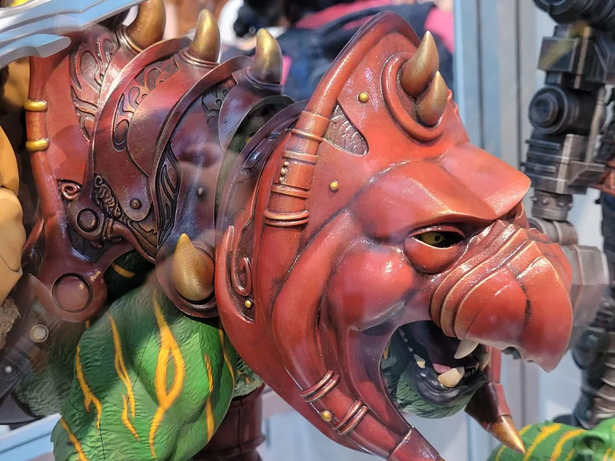 Battle Cat Mondo SDCC 2022 Masters of the Universe Close