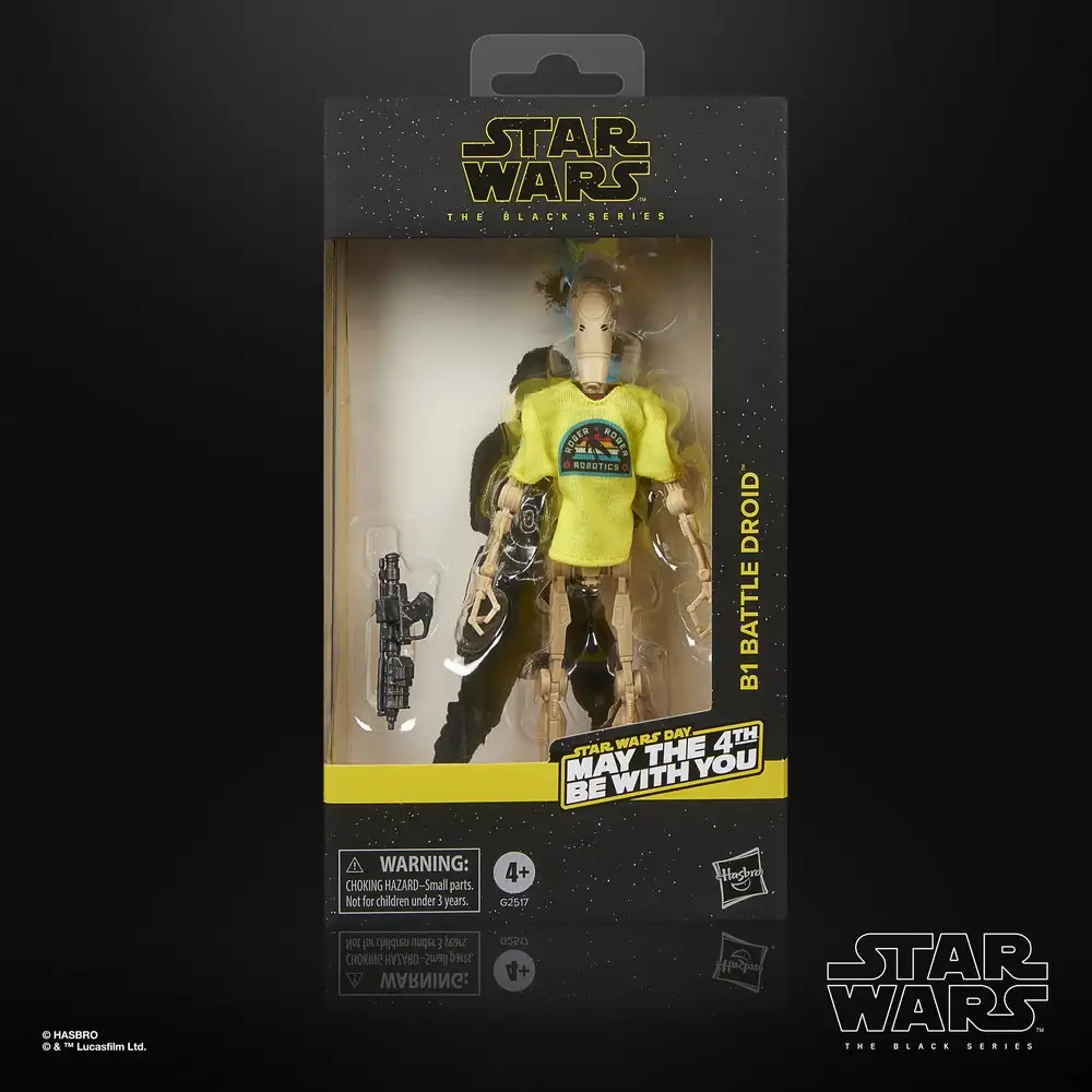 Battle Droid May the 4th Be With You Star Wars Black Series Box Front 1