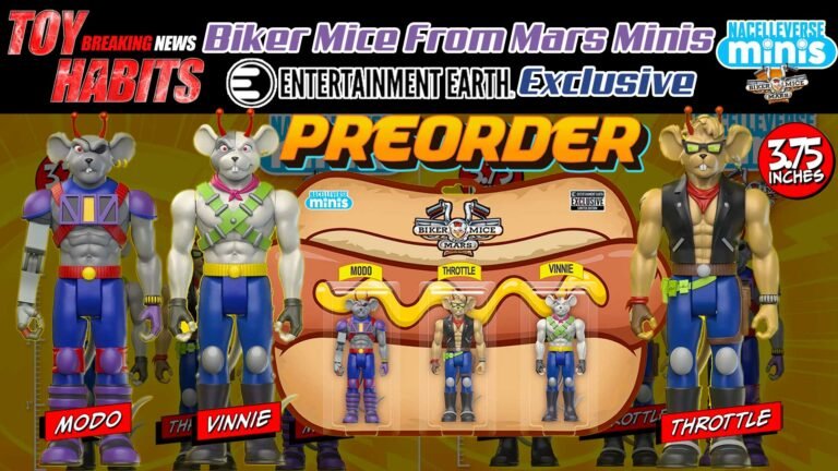 Biker Mice From Mars Minis Action Figure 3-Pack Entertainment Earth Exclusive Preorder