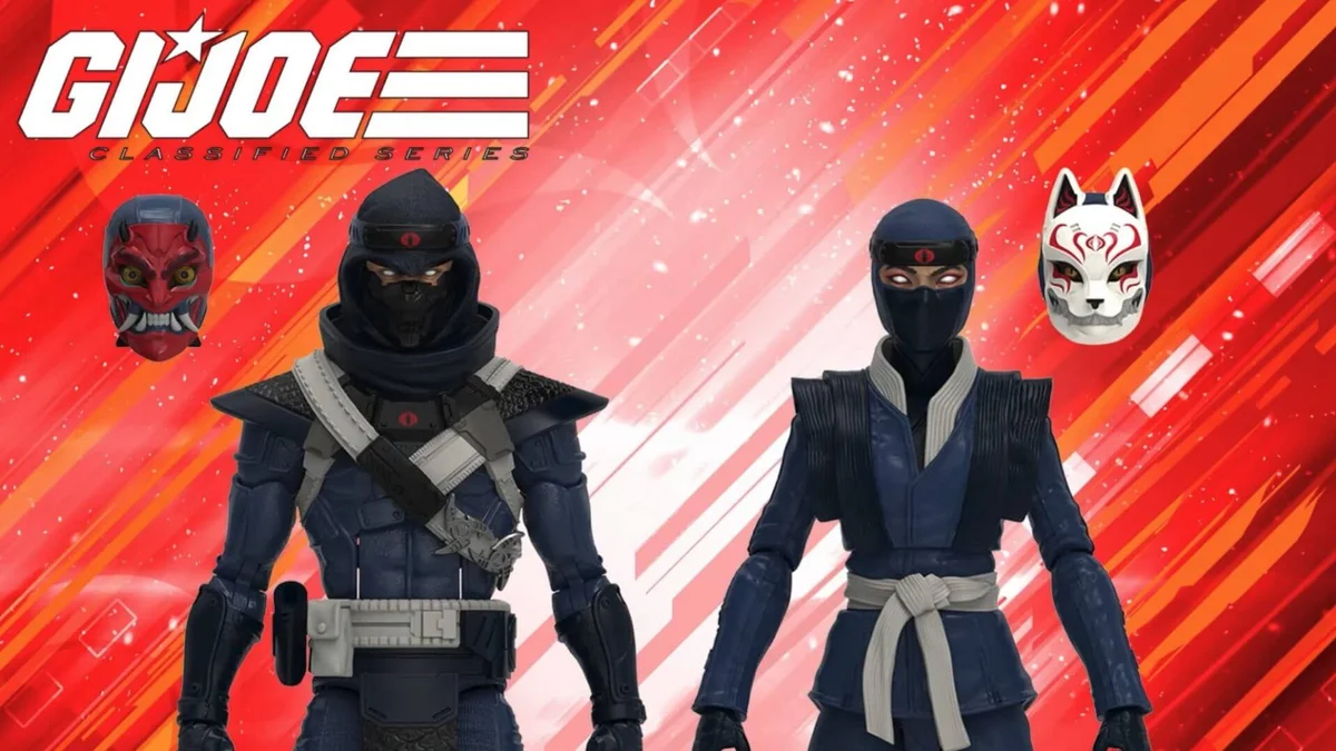 Blue Ninjas Two Pack GI Joe Classified Series Reveal Close