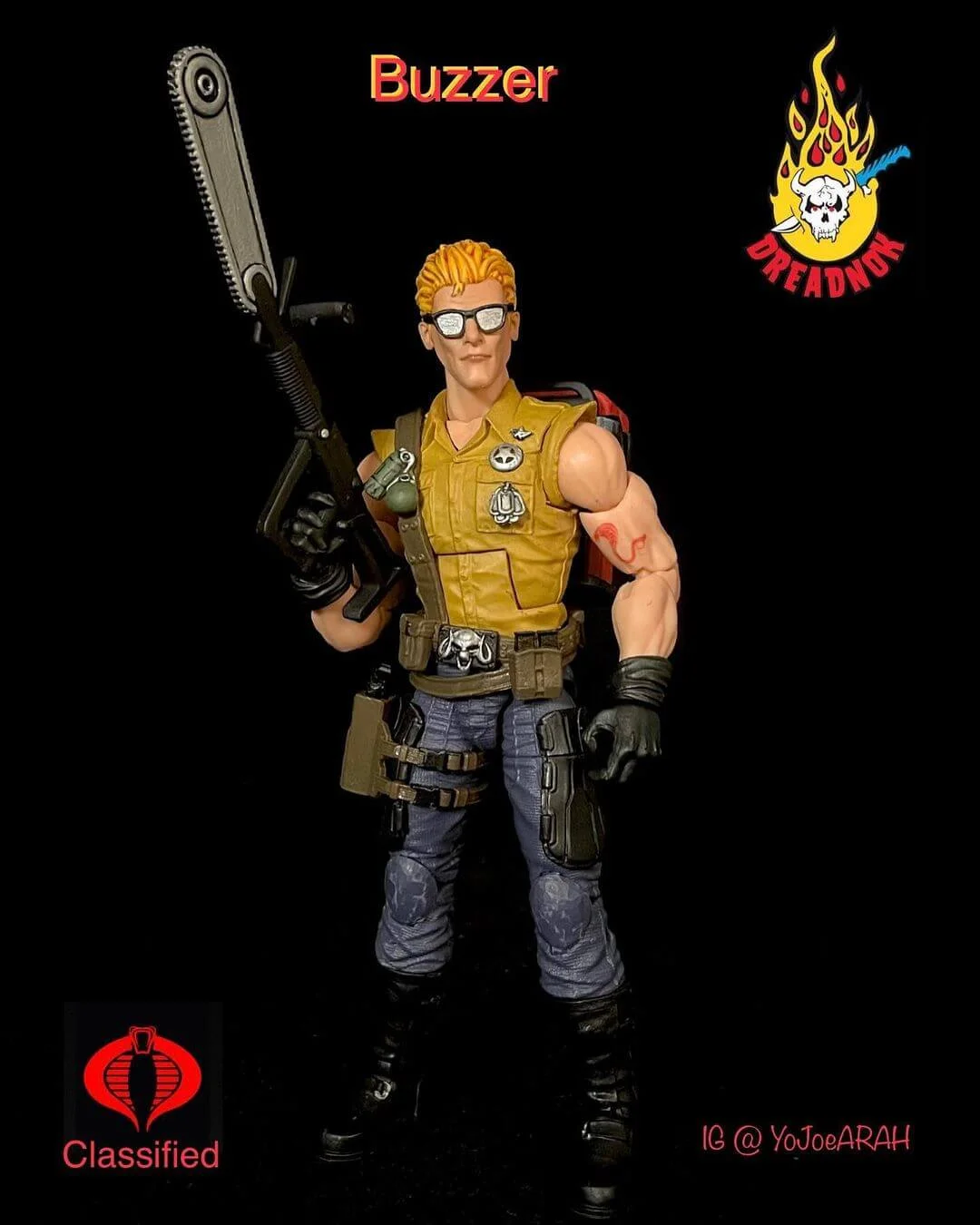 Buzzer GI Joe Classified Series Concept Back