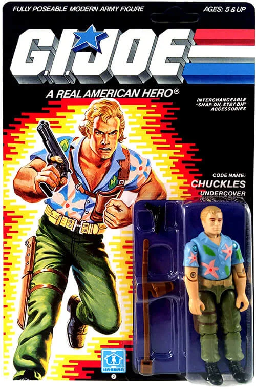 Chuckles Vintage GI Joe On Card