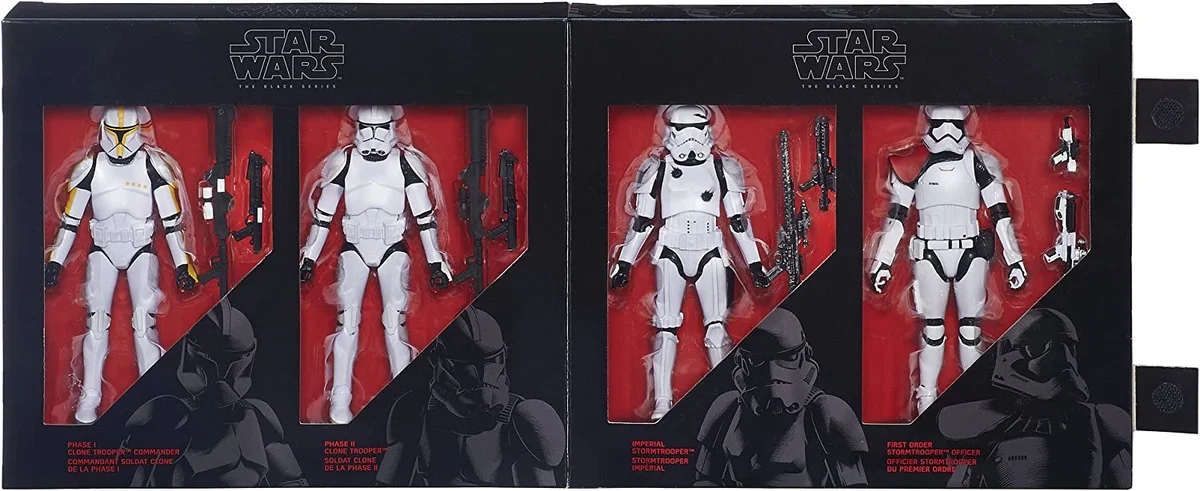 Clone Trooper Stormtrooper 4-Pack Black Series