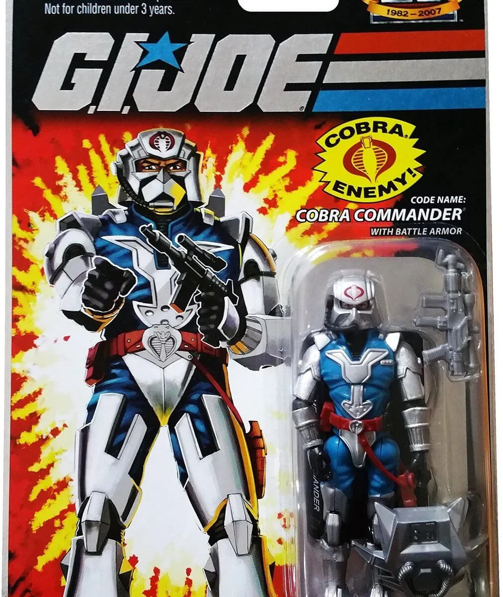 Cobra Commander (Battle Armor) GI Joe 2008 25th Anniversary Wave 6