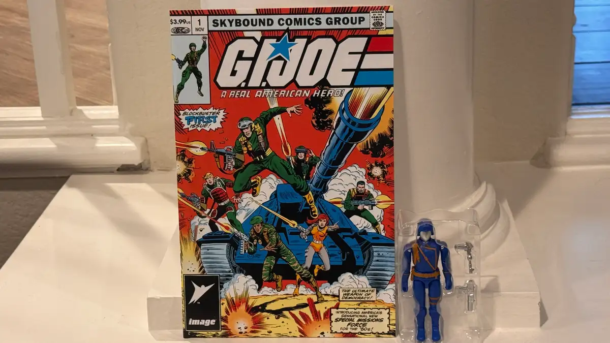Cobra Commander Skybound Comic Box Set Issue #1 GI Joe Super7 ReAction+ Review 1