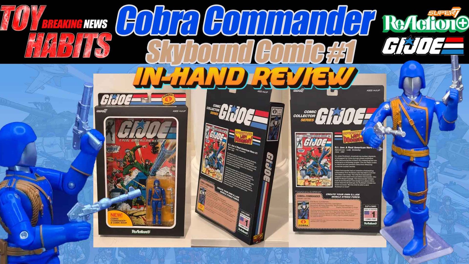 Cobra-Commander-Skybound-Comic-Box-Set-Issue-#1-GI-Joe-Super7-ReAction+-Review