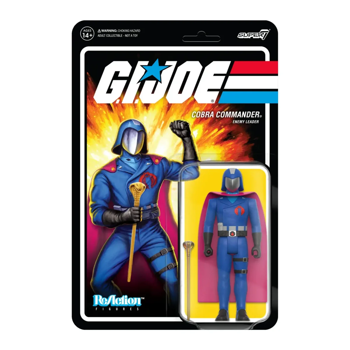Cobra Commander V4 GI Joe Super7 Reaction Wave 4
