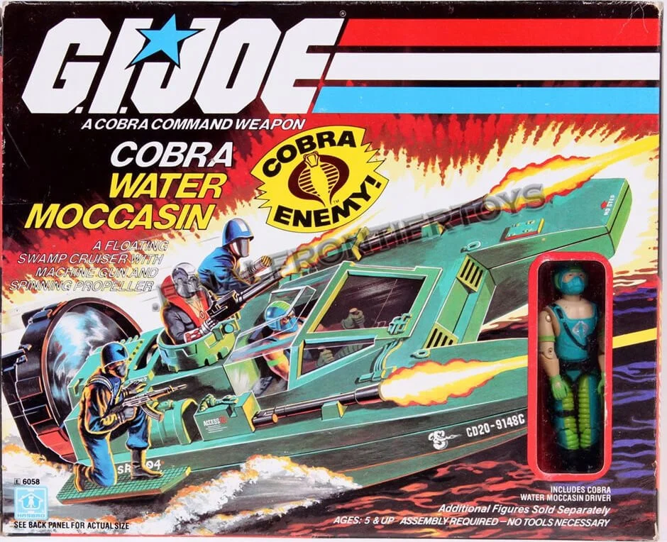 Cobra Water Moccasin Vintage GI Joe Vehicle